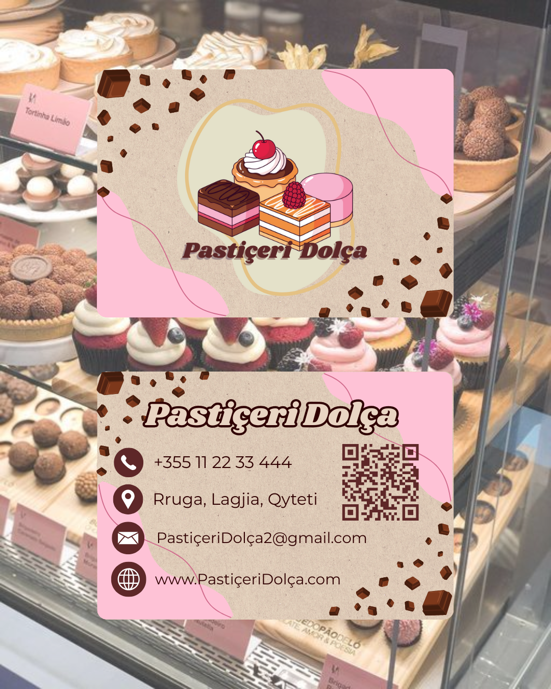Dessert Bar Business Card