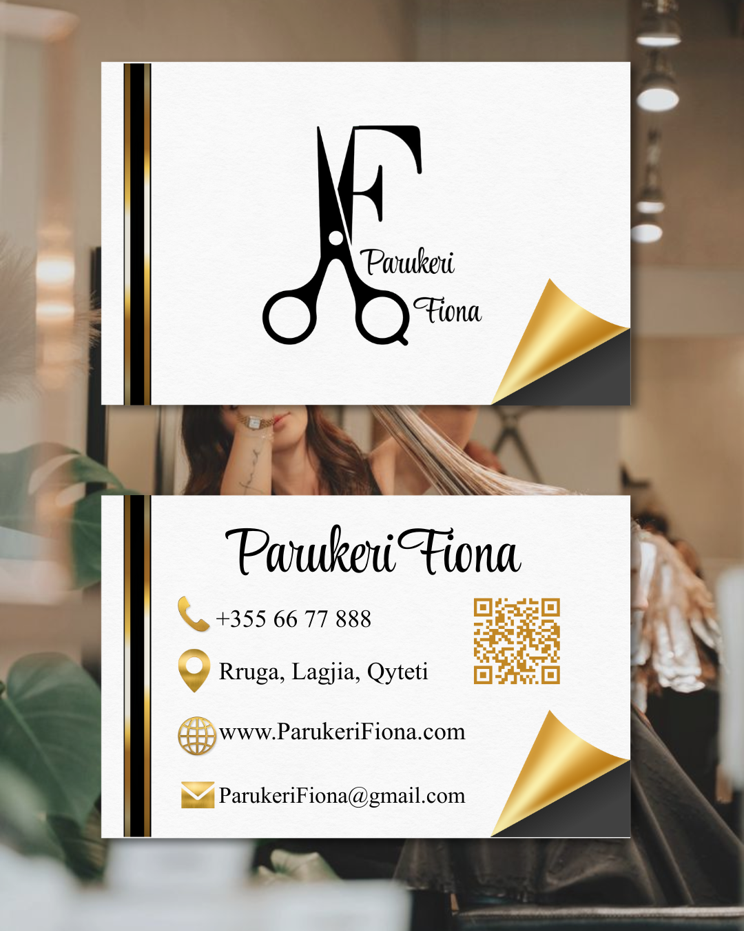 Hair Salon Business Card